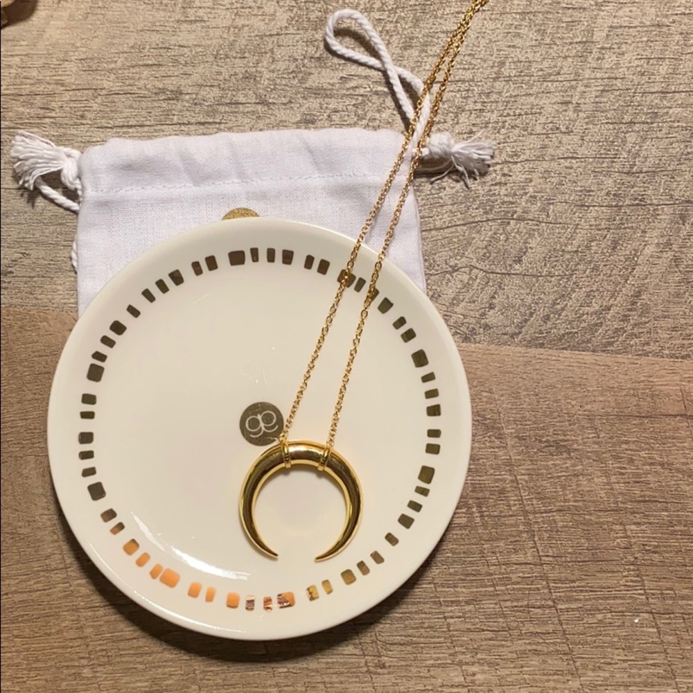 Gorjana Cayne Crescent Pendant